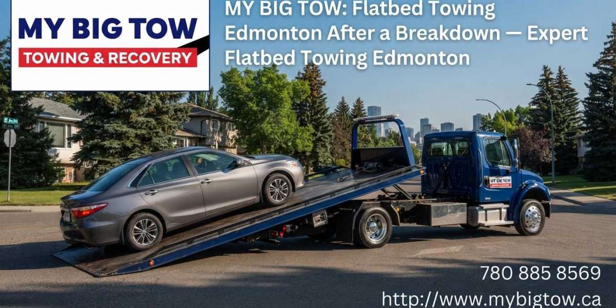 Flatbed Towing Edmonton After a Breakdown — Expert Flatbed Towing Edmonton